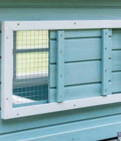 Dehner Hühnerstall Happy Farm Agata, Blau, Ca. B173,5/H149/T130,2 Cm -Natur Garten Verkauf 6873392 WE DE 005 MQ Huehnerstallataisolierthellblau