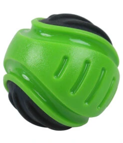 Dehner Wild Nature Hundespielzeug Set Green Football, Stick & Ball, S -Natur Garten Verkauf 6881049 WE FS 001 WNHundSpielzeugGruenerBall75mm