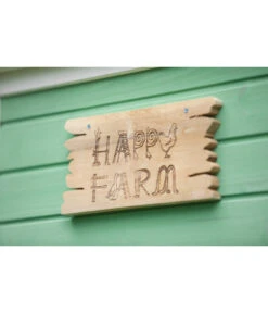 Dehner Hühnerstall Happy Farm Lotti, Hellgrün, Ca. B182/H119,5/T91 Cm -Natur Garten Verkauf 6897052 WE DE 005 DehnerMarkenqualitaetHuehnerstallLotti