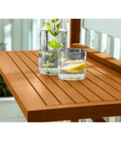 Dehner Balkonhängetisch, Ca. B90/H65/T41,7 Cm -Natur Garten Verkauf 6897748 WE DE 002 DehnerBalkonklapptischMacao
