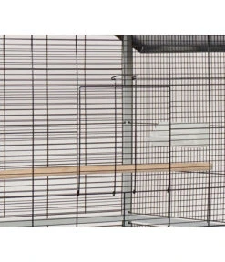 Dehner Vogelvoliere Hammer Blow, Ca. B90/H176/T60 Cm -Natur Garten Verkauf 6916514 WE DE 001 MQVoliereHammerschlagweiss