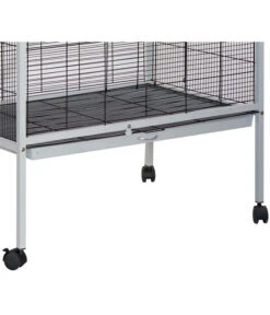 Dehner Vogelvoliere Hammer Blow, Ca. B90/H176/T60 Cm -Natur Garten Verkauf 6916514 WE DE 002 MQVoliereHammerschlagweiss