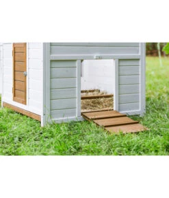 Dehner Hühnerstall Florenz, Weiß/braun, Ca. B122,3/H120,7/T91,7 Cm -Natur Garten Verkauf 6919625 6919609 WE MO 002 DehnerMarkenqualitaetHuehnerstallFlorenzFreigehege