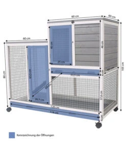 Dehner Lieblinge Nagerheim Janus, Ca. B120/H105/T60 Cm -Natur Garten Verkauf 6932420 WE BG 001 DehnerLieblingeNagerheimIndoorJanus