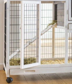 Dehner Lieblinge Nagerheim Janus, Ca. B120/H105/T60 Cm -Natur Garten Verkauf 6932420 WE DE 007 DehnerLieblingeRollbarerIndoorkaefigJanus