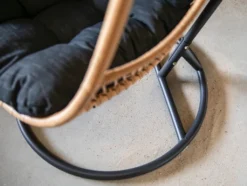 Dehner Hängesessel Venezia, Ca. 197 X 82.5 X 101.5 Cm, Stahl/Polyester, Schwarz/beige -Natur Garten Verkauf 7ea9892b486e8db30256781c8f28420b