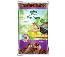 Dehner Natura Wildvogelfutter, Rosinen, 5 Kg