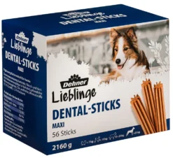 Dehner Hundesnack, Dental Sticks Maxi, Für Hunde Ab 25 Kg, 56 Stück, 2160 G