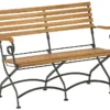 Dehner Klappbank Tegernsee, 2-Sitzer, Ca. 124 X 88 X 57 Cm, FSC Akazienholz/Stahl, Natur -Natur Garten Verkauf b237d56668e543aa0617eb8953a89a0e