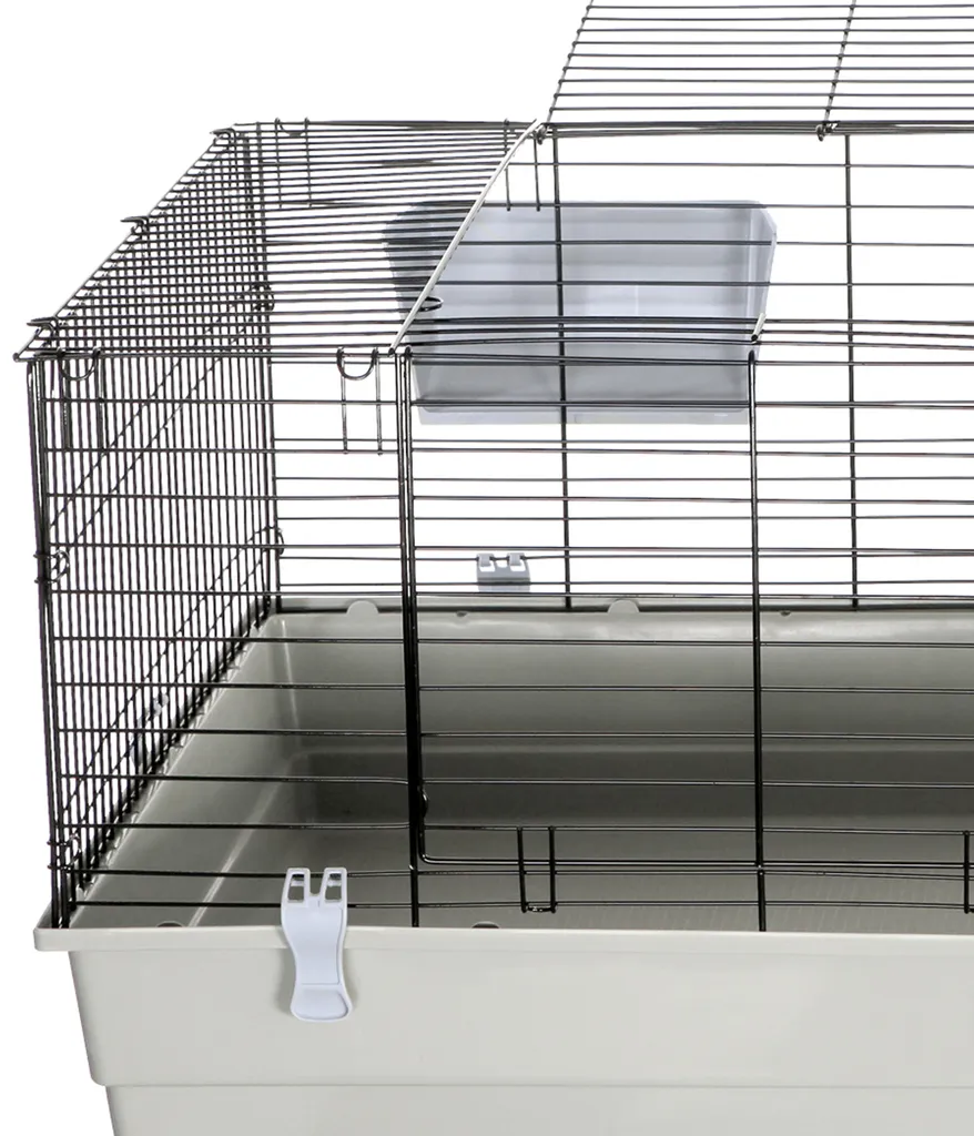 Dehner Nagerheim Peppy, Ca. 160 X 58 X 80 Cm, Metall/Kunststoff, Grau/schwarz 6 Dehner Nagerheim Peppy, Ca. 160 X 58 X 80 Cm, Metall/Kunststoff, Grau/schwarz – Bild 4