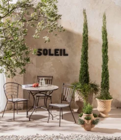 Dehner Gartentisch Grazia, Mit Mosaik, Ø 90 Cm, Höhe 75 Cm, Eisen/Stein, Braun/grau -Natur Garten Verkauf c7e8ff778aa8b1cef4f76756ef1bd9d4