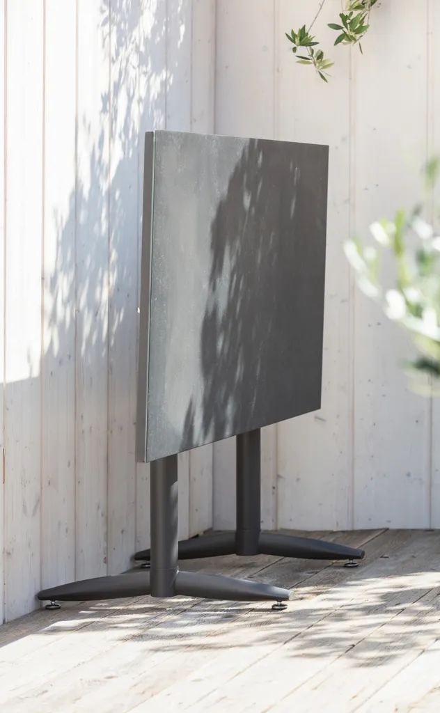 Dehner Klapptisch Riverside, Ca. 140 X 75 X 70 Cm, Aluminium/Keramik, Grau 10 Dehner Klapptisch Riverside, Ca. 140 X 75 X 70 Cm, Aluminium/Keramik, Grau – Bild 8