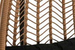 Dehner Hängesessel Venezia, Ca. 197 X 82.5 X 101.5 Cm, Stahl/Polyester, Schwarz/beige -Natur Garten Verkauf dd698dbce61efcc661a9278ae0bd6816