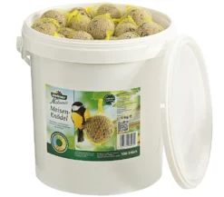 Dehner Natura Wildvogelfutter, Große Meisenknödel, Mit Netz, 100 Stück Je 100 Gramm (10 Kg)
