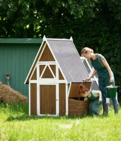 Dehner Lieblinge Hühnerstall Madita, Mit Freilauf, 173.5 X 223 X 140 Cm, Tannenholz/Metall, Braun/weiß -Natur Garten Verkauf ef9d60b9d9cddc118899fb120c1b10c1