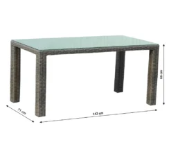 Dehner Geflechtlounge Toska, 4-teilig, Polyrattan, Grau, Inkl. Polster 23 Dehner Geflechtlounge Toska, 4-teilig, Polyrattan, Grau, Inkl. Polster -Natur Garten Verkauf f573a0aa3df6b5dbac5c5b247c69abb8